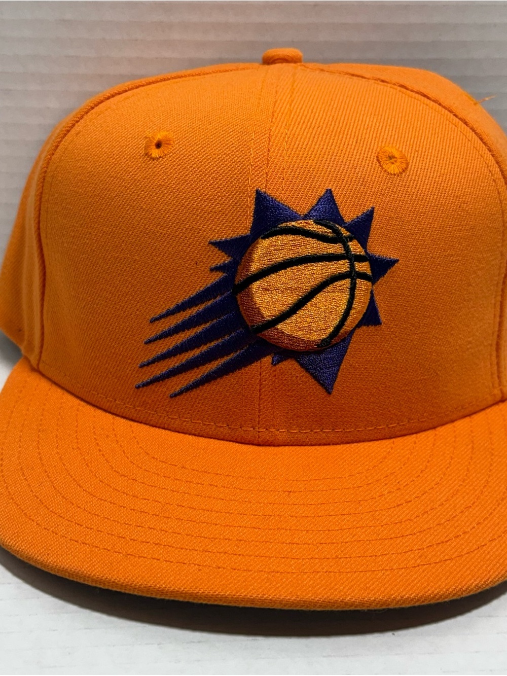 Phoenix Suns New Era Orange Team Logo 59FIFTY Fitted Hat 7 5/8